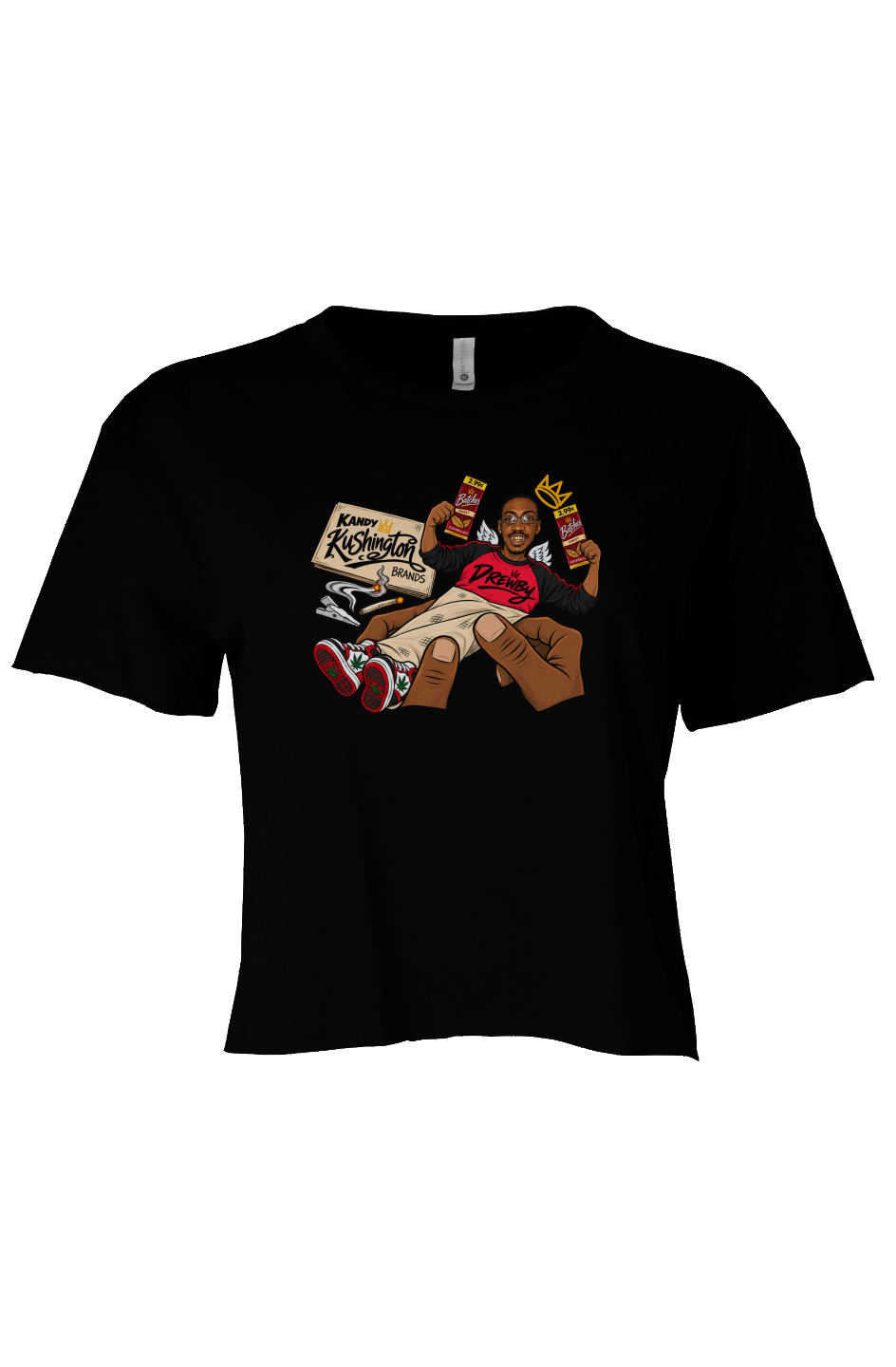 KandyKushington "Drewby Forever" Memorial Crop Tee