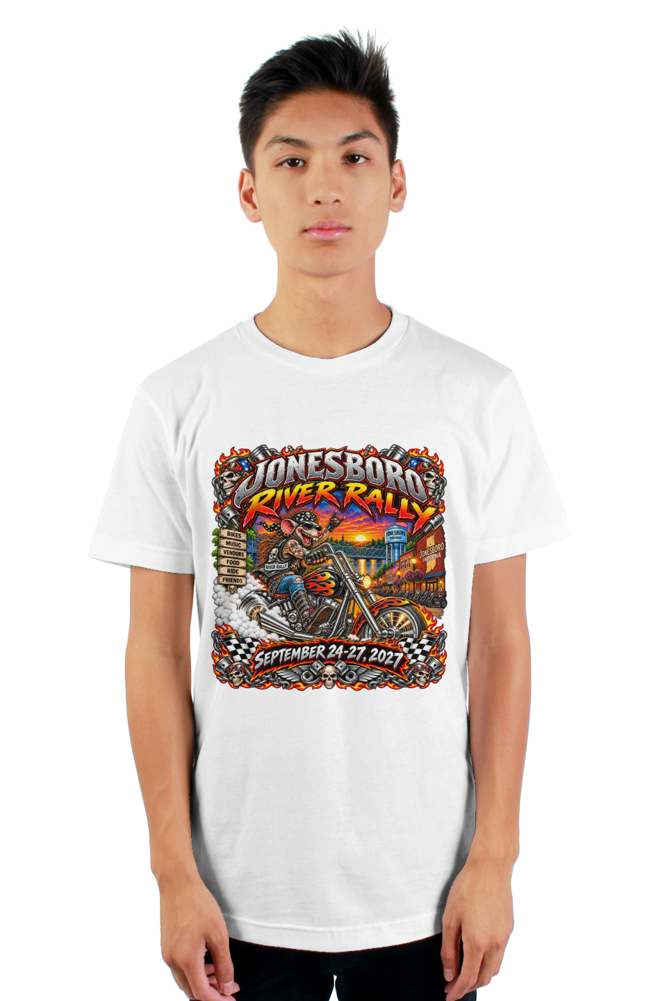 KandyKushington Jonesboro River Rally 2027 Exclusive Early Release Biker Tee
