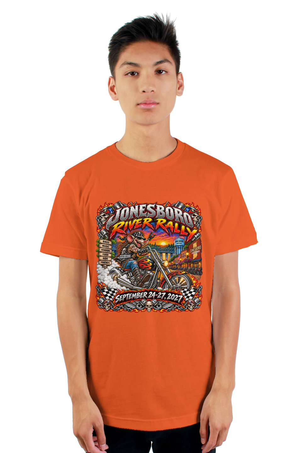 KandyKushington Jonesboro River Rally 2027 Exclusive Early Release Biker Tee