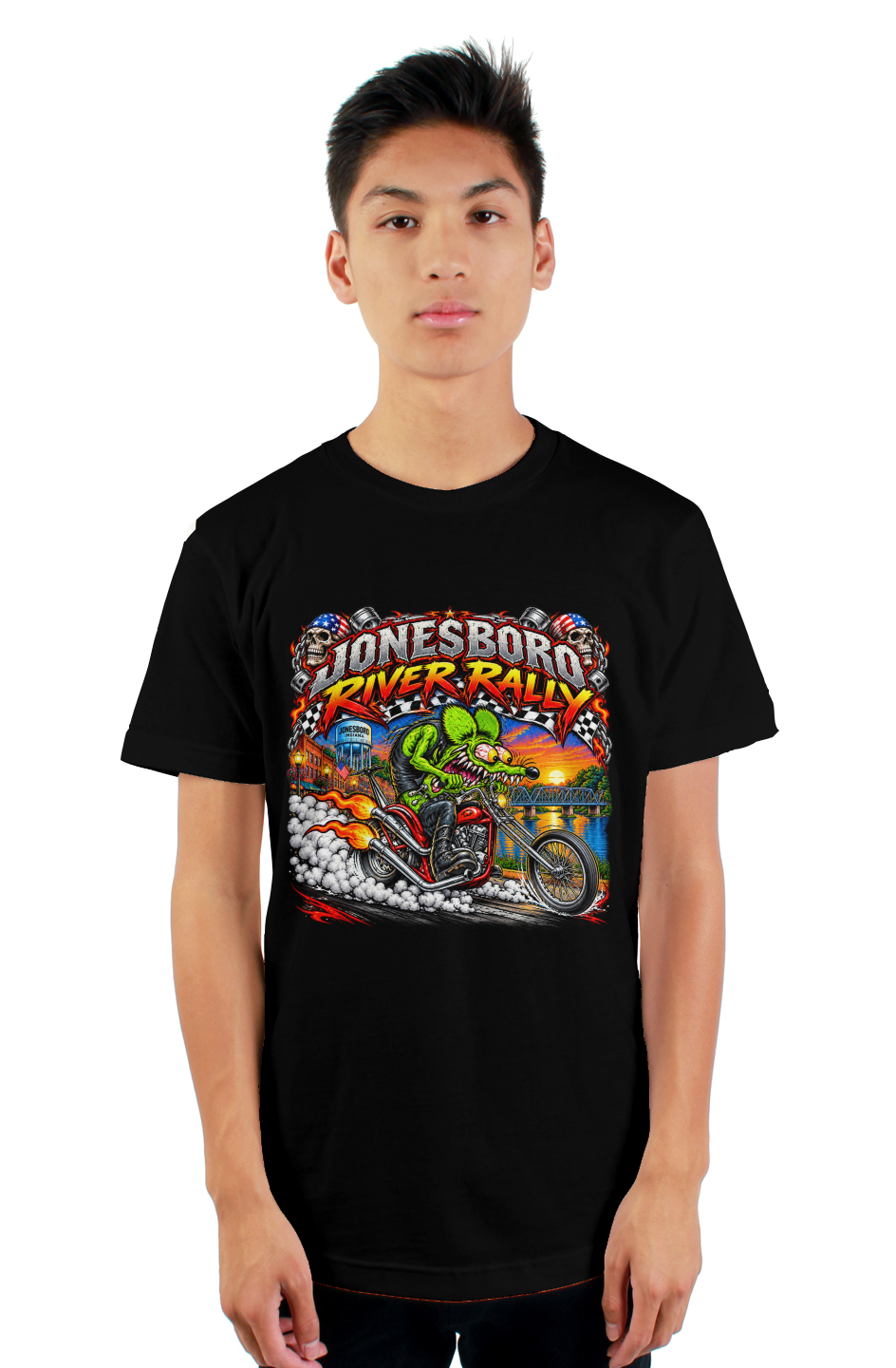 KandyKushington Jonesboro River Rally Rat Rod Biker Tee