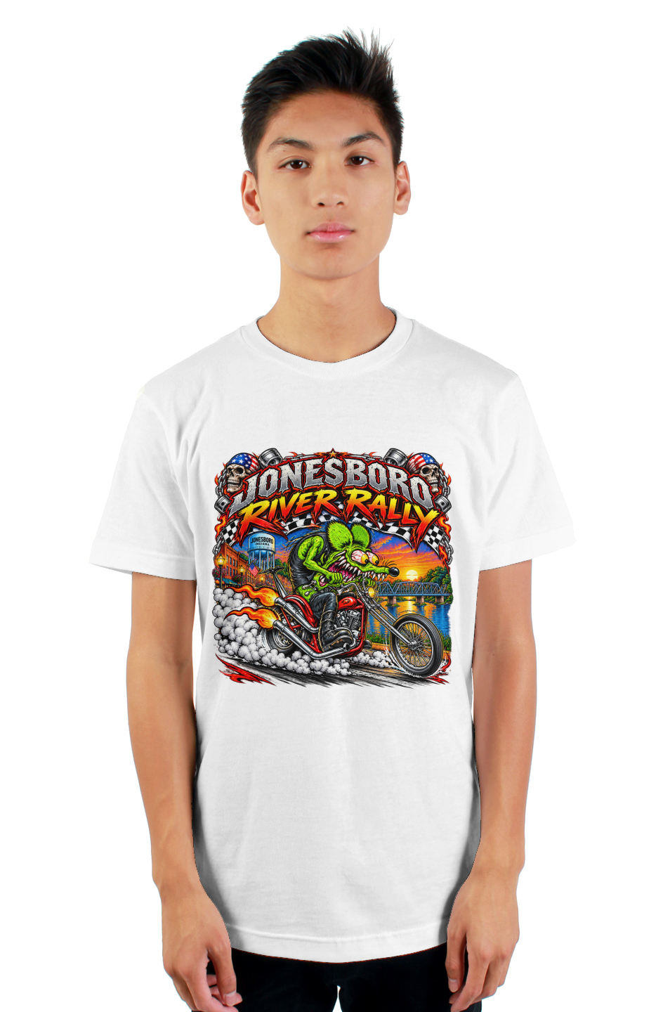 KandyKushington Jonesboro River Rally Rat Rod Biker Tee