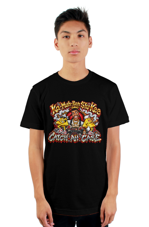 KandyKushington Brands Catch Ah Case Graphic Men Tee