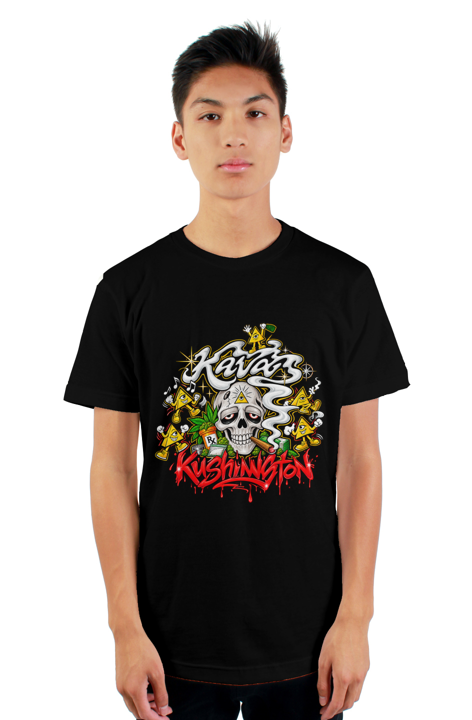 KandyKushington Brands Keyz Skull Men s Tee